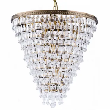 Подвесная люстра Clarissa Glass Drop Pendant 61 Bronze Подвесная люстра Clarissa Glass Drop Pendant 61 Bronze