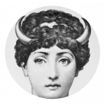 Декоративная тарелка Fornasetti 30.CR.BW.R01-253 от ImperiumLoft