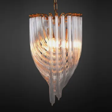 Люстра Retro Frozen Glass Chandelier 30 Champagne