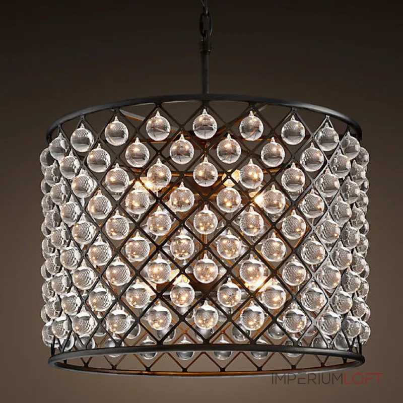 Подвесная люстра RH SPENCER HOOP CHANDELIER 70 Подвесная люстра RH SPENCER HOOP CHANDELIER 70