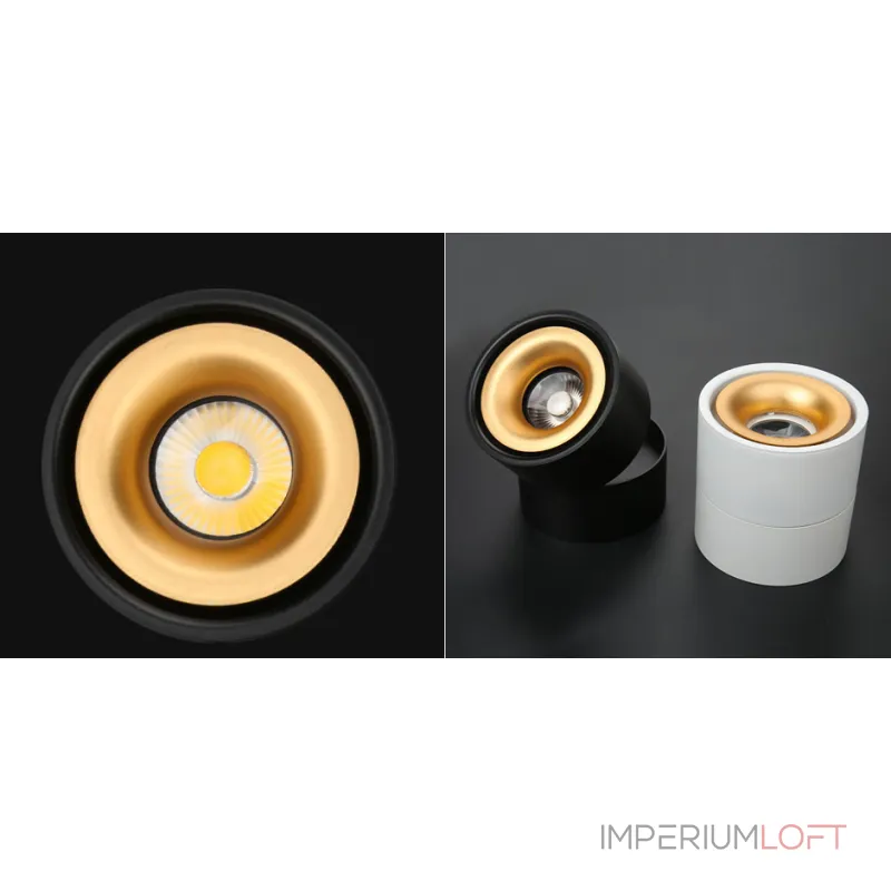 Спот Whirl LED Black от ImperiumLoft