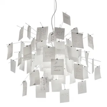 Светильник Zettel Z 5 Ingo Maurer text designed in 1997 Светильник Zettel Z 5 Ingo Maurer text designed in 1997