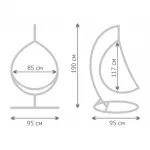 Кресло Swing chair outdoor White Egg от ImperiumLoft