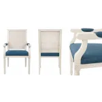 Стул French chairs Provence Garden White ArmChair от ImperiumLoft