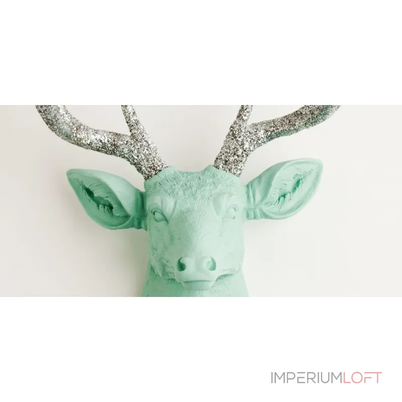 Голова оленя - Морская волна / серебряные рога от ImperiumLoft