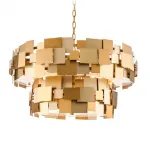 Подвесная люстра Gold Plate Chandelier 8