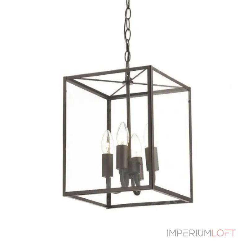 Подвесной светильник Loft Industrial Ortogonal Pendant Cube Brown 4 от ImperiumLoft Подвесной светильник Loft Industrial Ortogonal Pendant Cube Brown 4 от ImperiumLoft