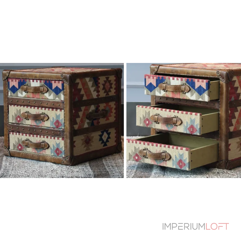 Сундук Kilim Cube Chest от ImperiumLoft Сундук Kilim Cube Chest от ImperiumLoft