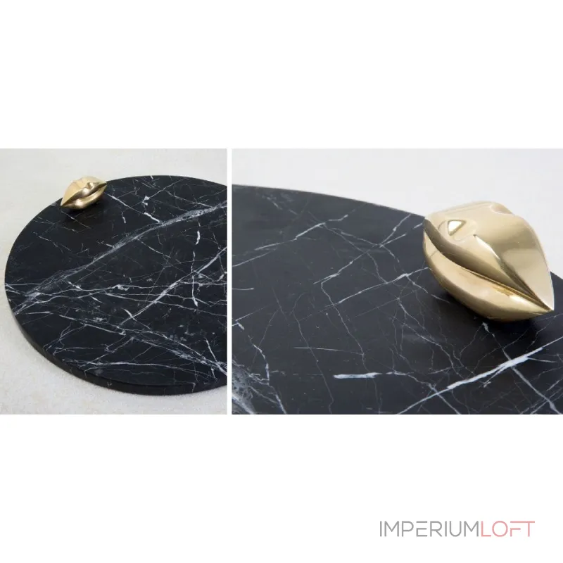 Поднос ACOLYTE ENTERTAINING PLATTER MARBLE & BRONZE от ImperiumLoft