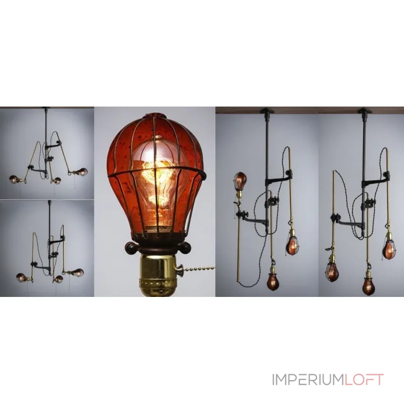 Потолочный светильник Steampunk Extension Pole от ImperiumLoft Потолочный светильник Steampunk Extension Pole от ImperiumLoft