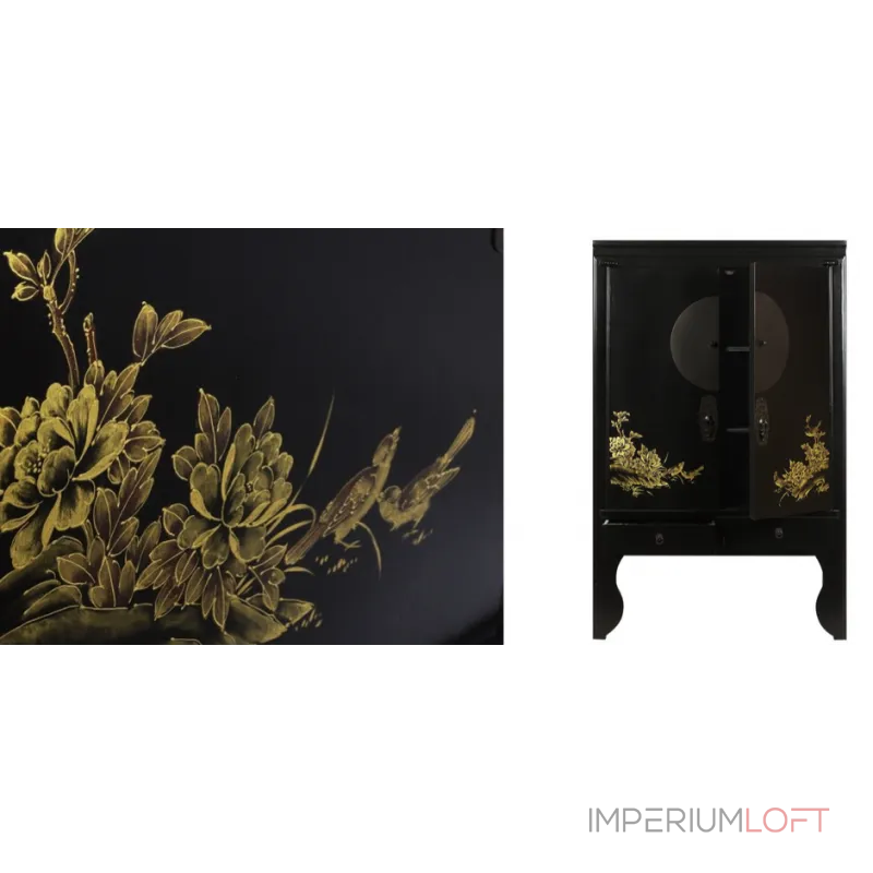 Шкаф Chinese Bird Black от ImperiumLoft Шкаф Chinese Bird Black от ImperiumLoft