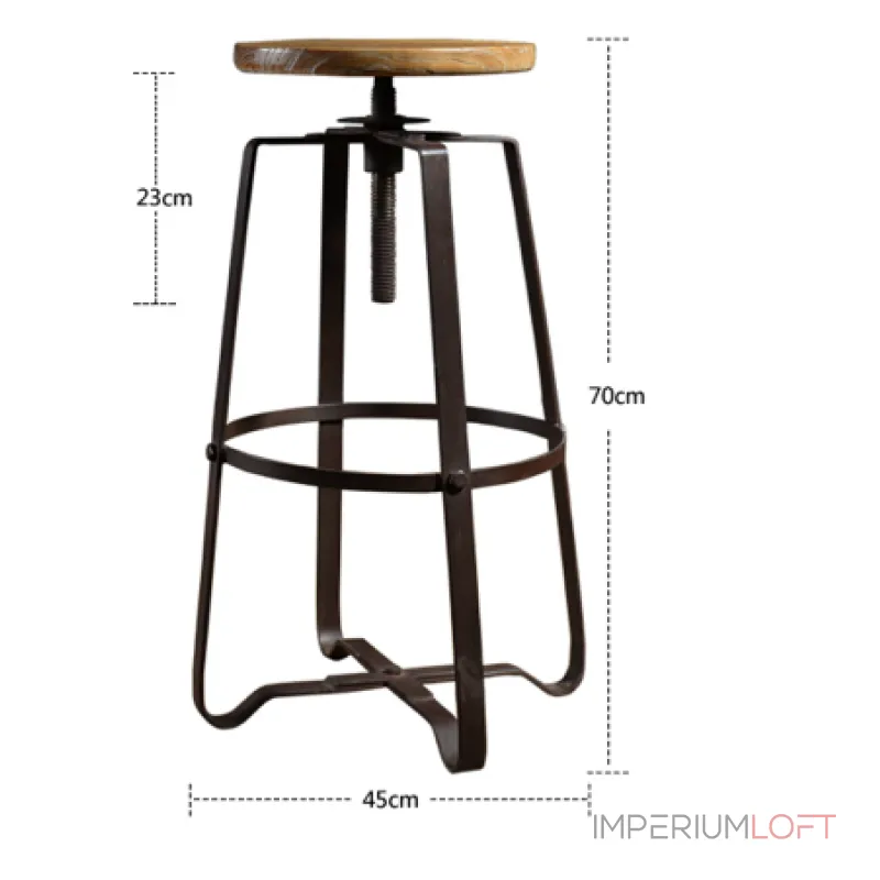 Винтажный стул Deyton Barstool от ImperiumLoft