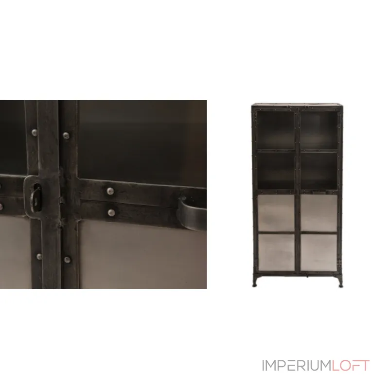 Буфет Industrial Steampunk Nickel Cabinet от ImperiumLoft