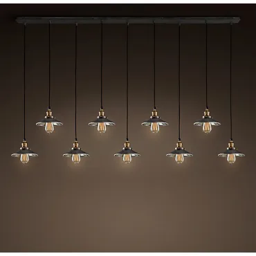 Люстра Loft Cone Pendant Reflector 9 Line Люстра Loft Cone Pendant Reflector 9 Line