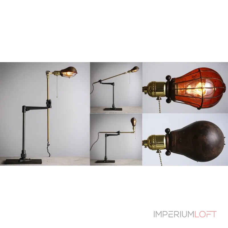 Настольный светильник Steampunk Extension Pole Table от ImperiumLoft Настольный светильник Steampunk Extension Pole Table от ImperiumLoft