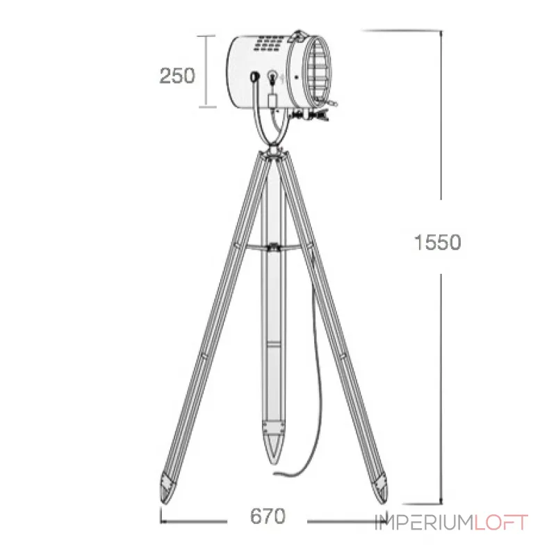 Торшер Spotlight Lofter Wooden от ImperiumLoft Торшер Spotlight Lofter Wooden от ImperiumLoft