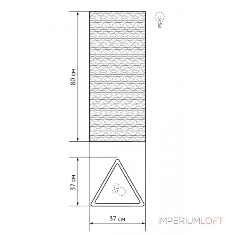Напольный светильник Prism от ImperiumLoft