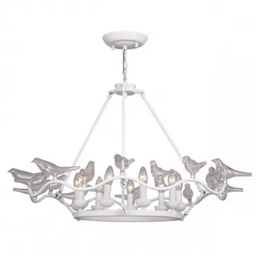 Подвесная люстра Dove Chandelier Glass Bird White