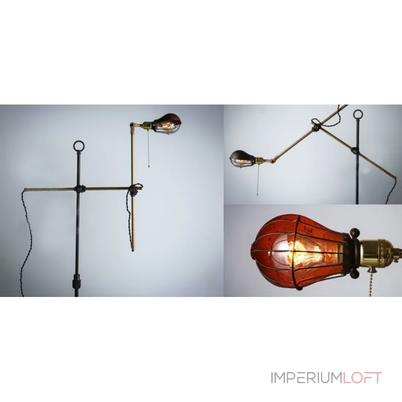 Напольный светильник Steampunk Extension Pole Floor от ImperiumLoft