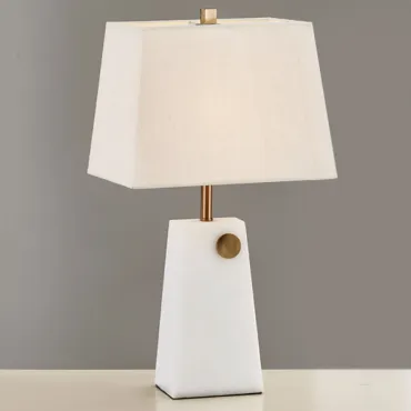 Настольная лампа Table lamp marble White Настольная лампа Table lamp marble White