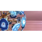 Подвесная люстра BRANQUINHO CHANDELIER AGATE blue