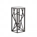 Подставка Serene Furnishing Dark Chrome Marble Top stand от ImperiumLoft