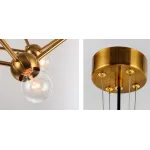 Подвесная люстра Molecule Gold Chandelier