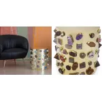 Табурет с полудрагоценными камнями Kelly Wearstler BEJEWELED STOOL от ImperiumLoft