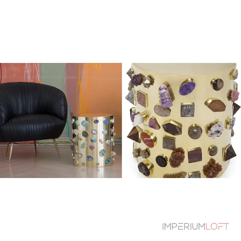 Табурет с полудрагоценными камнями Kelly Wearstler BEJEWELED STOOL от ImperiumLoft Табурет с полудрагоценными камнями Kelly Wearstler BEJEWELED STOOL от ImperiumLoft