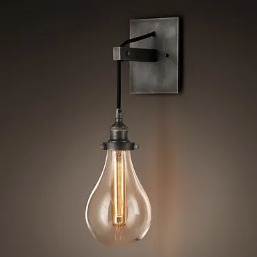 Бра Teardrop Glass Filament Sconce