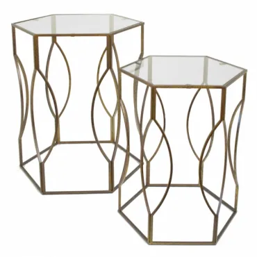 Набор из 2-х дизайнерских столов Oak Leaf