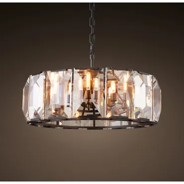 Подвесная люстра RH Harlow Crystal Round Chandelier 6