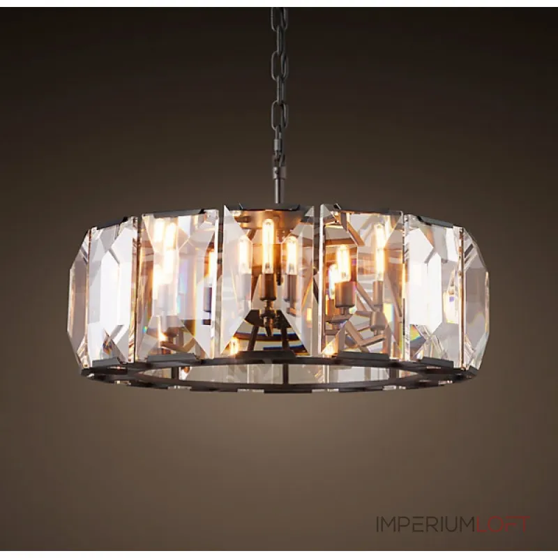 Подвесная люстра RH Harlow Crystal Round Chandelier 6 Подвесная люстра RH Harlow Crystal Round Chandelier 6