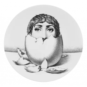 Декоративная тарелка Fornasetti 30.CR.BW.R01-258 designed by Piero Fornasetti