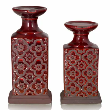 Подсвечник Red Flowers Ornament Подсвечник Red Flowers Ornament