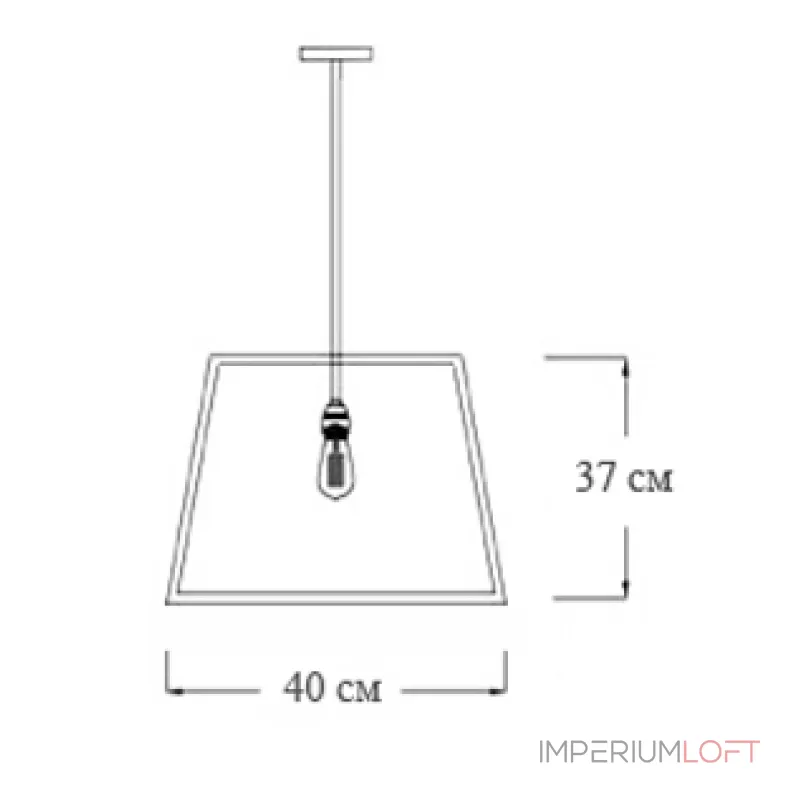 Подвесной светильник Loft Industrial Filament Pendant от ImperiumLoft