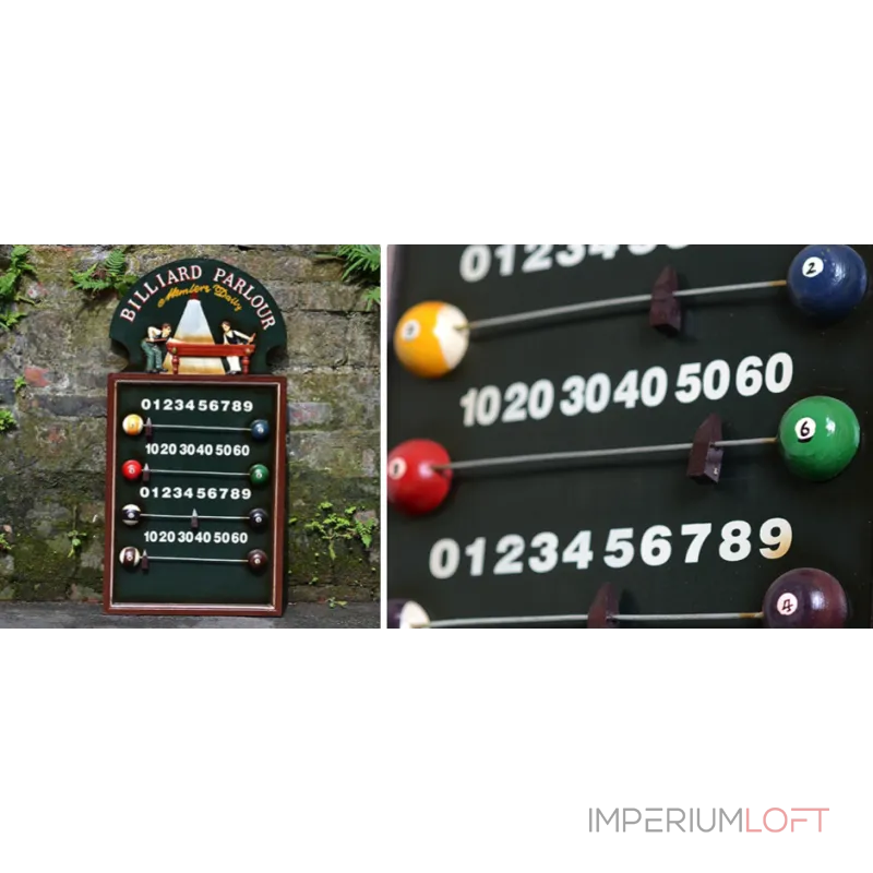 Счеты для бильярда Billiard Parlour от ImperiumLoft