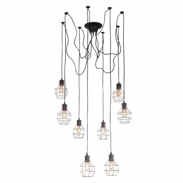 Подвесная люстра Loft Wire Cage Copper Spy