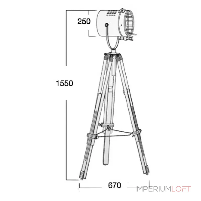 Торшер Spotlight Lofter Steel от ImperiumLoft Торшер Spotlight Lofter Steel от ImperiumLoft