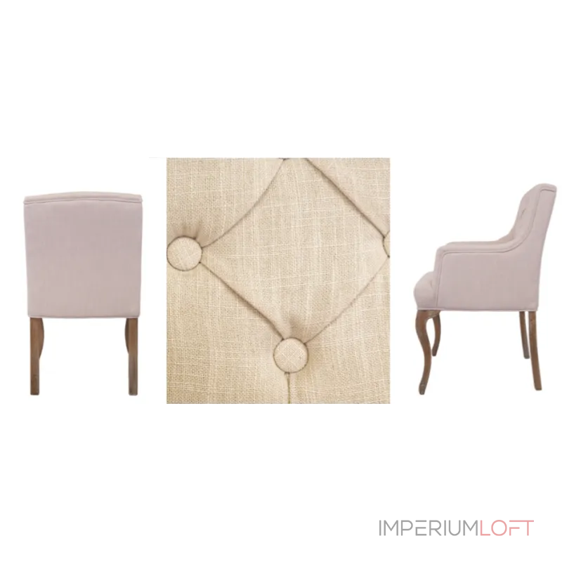 Стул French chairs Provence Amelia Beige ArmChair от ImperiumLoft