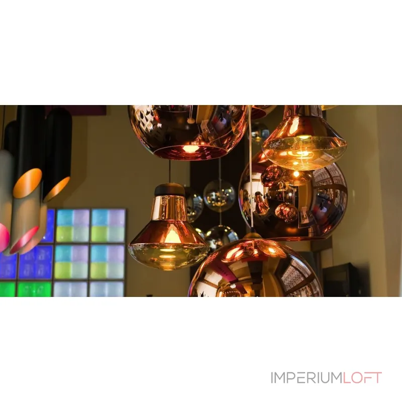 Люстра Blow Light Copper designed in 2007 от ImperiumLoft