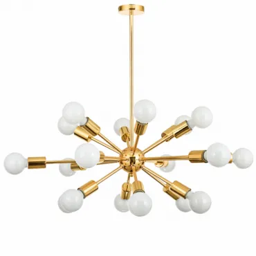 Люстра на штанге Sputnik Gold Chandelier 18