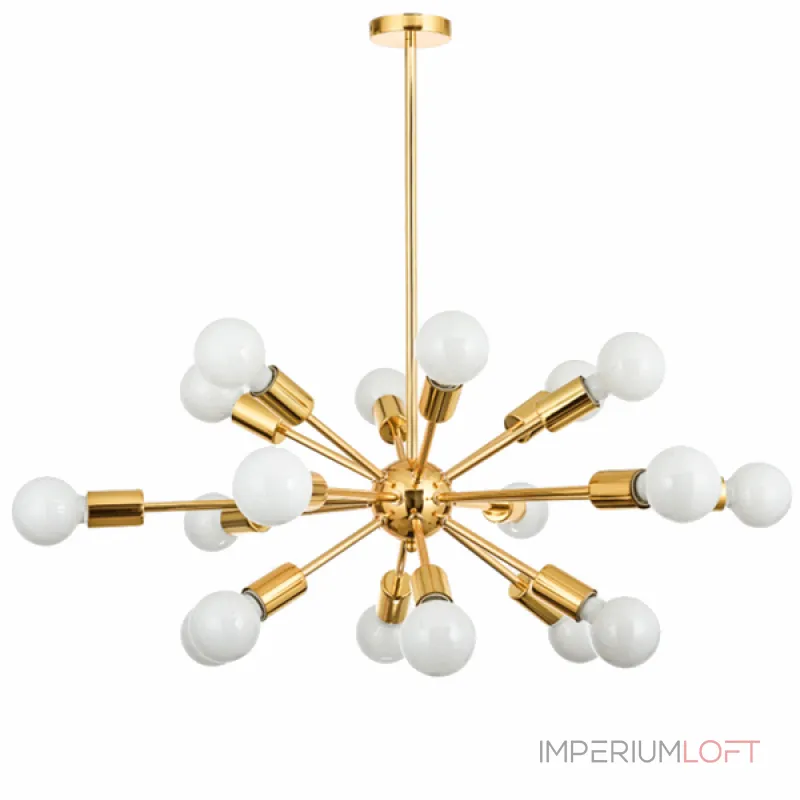 Люстра на штанге Sputnik Gold Chandelier 18 Люстра на штанге Sputnik Gold Chandelier 18