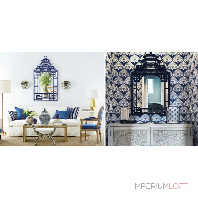 Зеркало Pagoda Mirror Black от ImperiumLoft