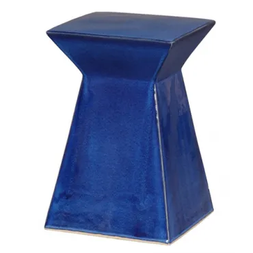 Керамический табурет Upright Garden Stool - Blue
