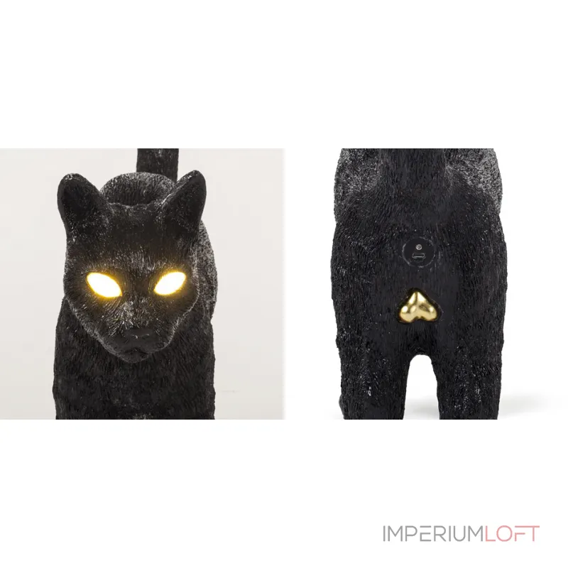 Лампа Seletti Jobby The Cat Black от ImperiumLoft