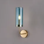 Настенный светильник Agne Blue Glass Tube wall light от ImperiumLoft