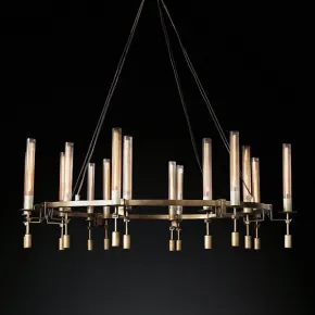 Подвесная люстра RH FONTANELLE Round Chandelier 16 Подвесная люстра RH FONTANELLE Round Chandelier 16