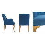 Стул French chairs Provence Amelia Blue ArmChair от ImperiumLoft