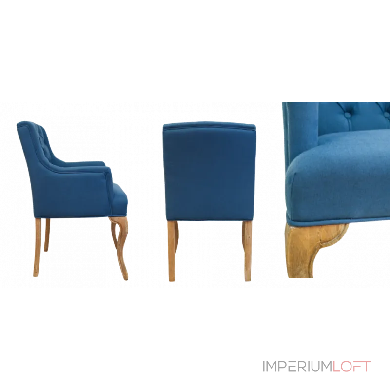 Стул French chairs Provence Amelia Blue ArmChair от ImperiumLoft